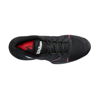 Wilson Bela Pro Padel Shoe - Black/Ebony/Poppy Red