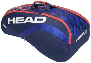 Head Radical 9 Supercombi Tennis Racket Bag - Blue/Orange